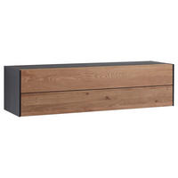 HÄNGEELEMENT Anthrazit, Eichefarben  136/35/39 cm  - Eichefarben/Anthrazit, KONVENTIONELL, Holz (136/35/39cm) - Schöner Wohnen