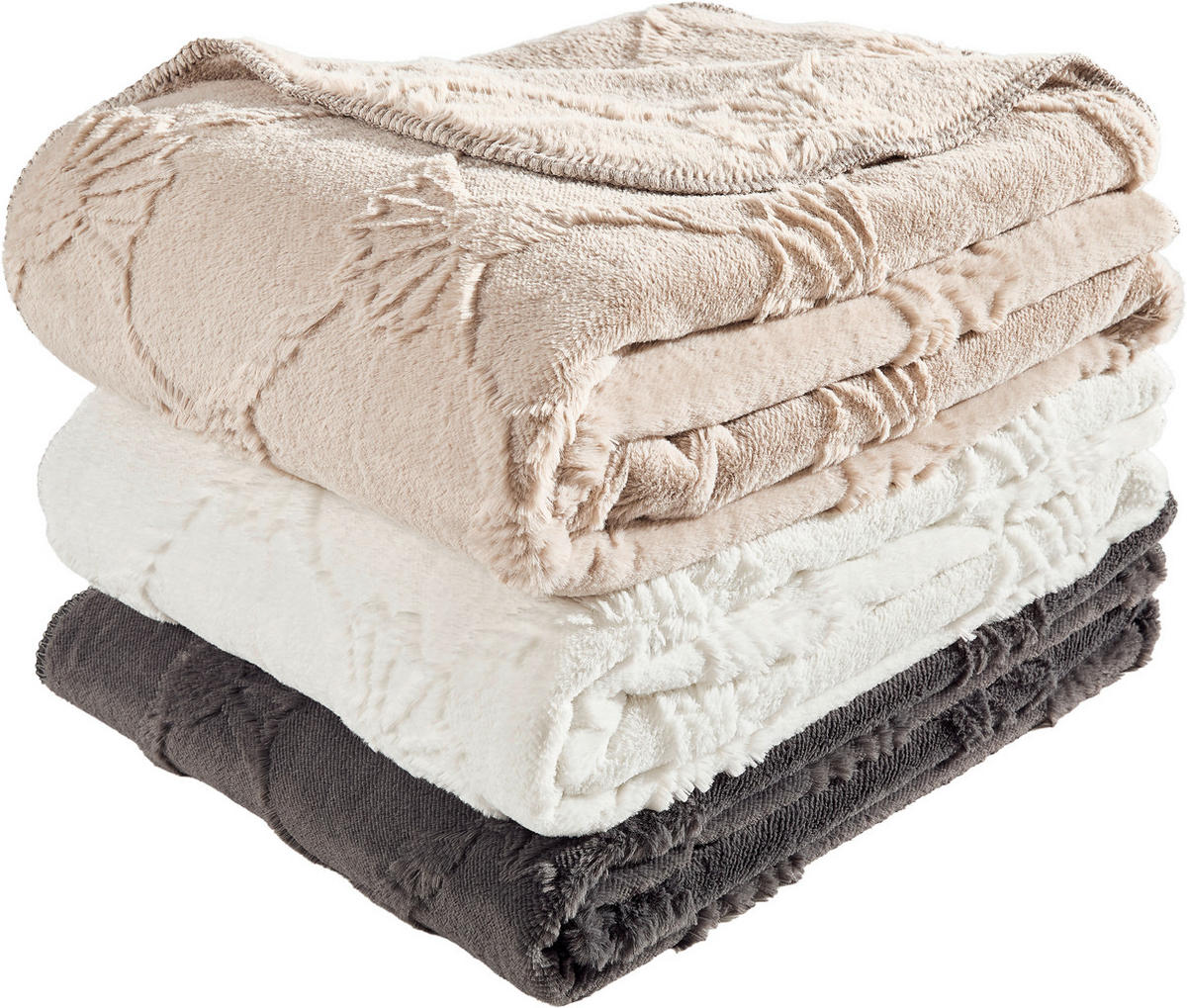 DOMÁCA DEKA, polyester, 150/200 cm - biela, Design, textil (150/200cm) - Joop!