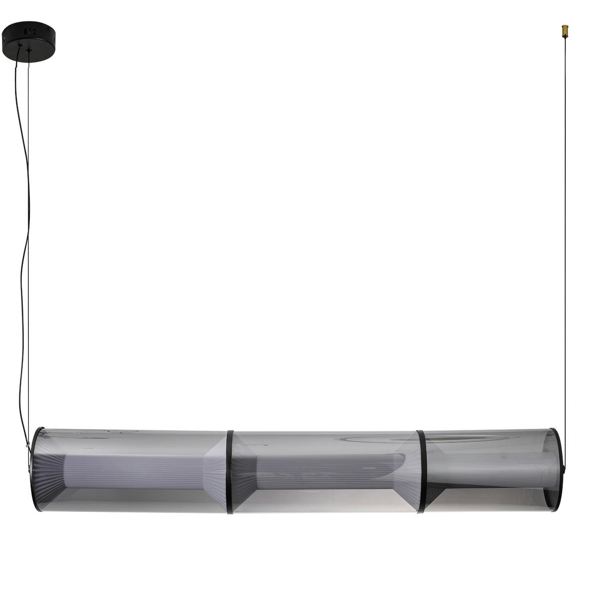 LED-PENDELLEUCHTE  - Schwarz, KONVENTIONELL, Metall (120/93.5/15cm)