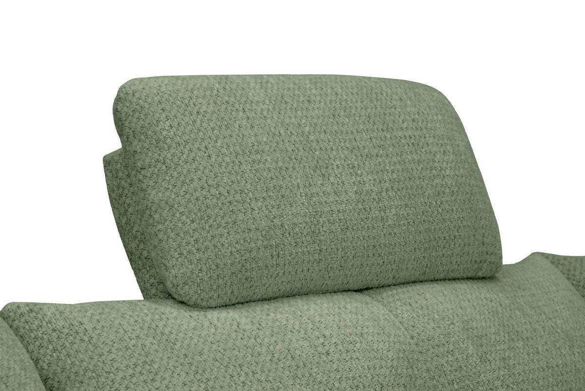 KOPFSTÜTZE - Salbeigrün, KONVENTIONELL, Textil (55/28/18cm) - Hom`in