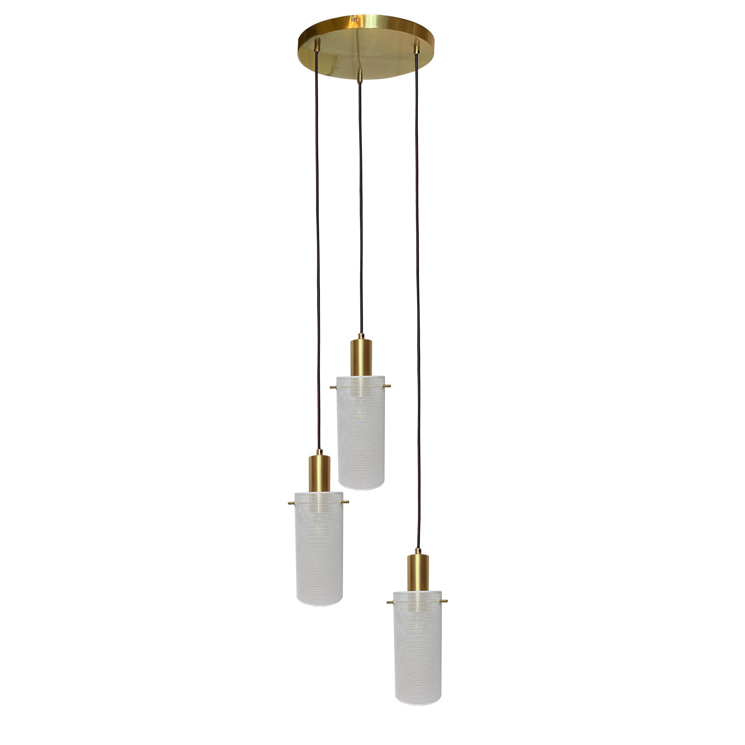 HÄNGLAMPA Tirana 30/150 cm  - vit, Klassisk, metall (30/150cm)