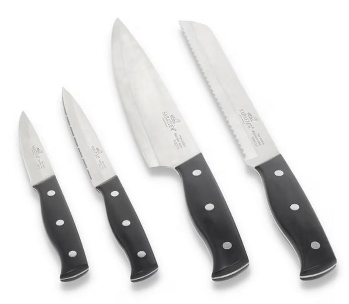 KNIVSET  - silver/svart, Design, metall/plast (20/38/4cm)