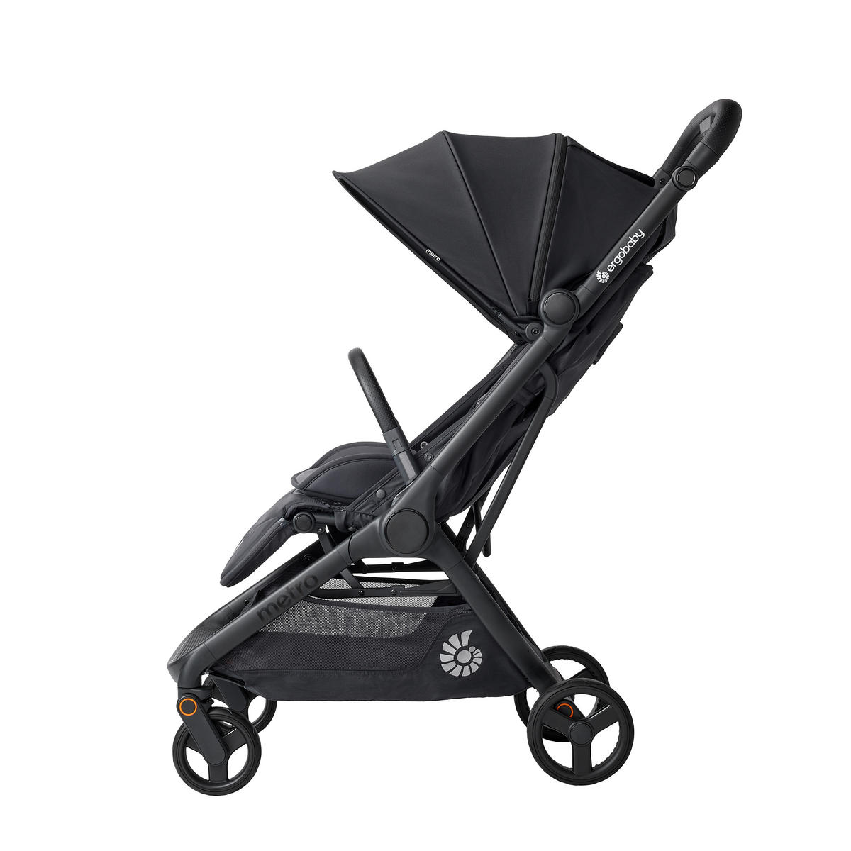 SIGURNOSNA PREČKA  METRO 3  - crna, Osnovno, plastika (24.2/5.8/38.2cm) - Ergo Baby