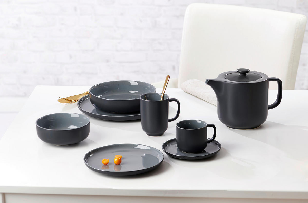 TEEKANNE JASPER  - Schwarz/Grau, Basics, Keramik (21/15/16cm) - Ritzenhoff Breker