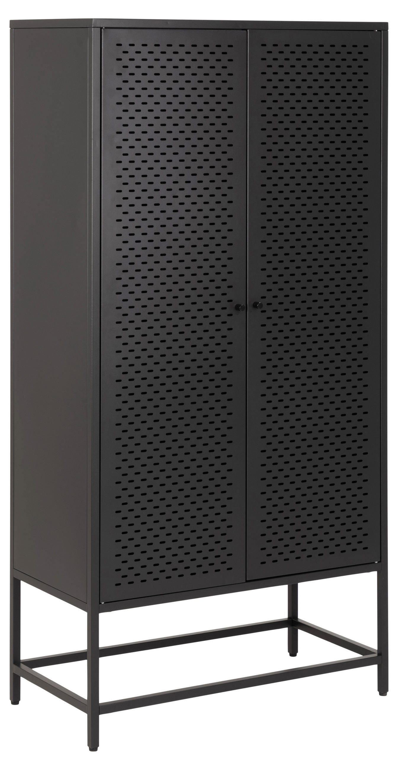 HIGHBOARD Newcastle  in 80/160/40 cm  - Schwarz, KONVENTIONELL, Metall (80/160/40cm)