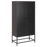 HIGHBOARD Newcastle  in 80/160/40 cm  - Schwarz, KONVENTIONELL, Metall (80/160/40cm)