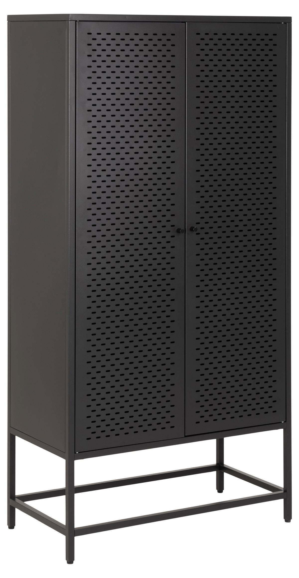 HIGHBOARD Newcastle  in 80/160/40 cm  - Schwarz, KONVENTIONELL, Metall (80/160/40cm)
