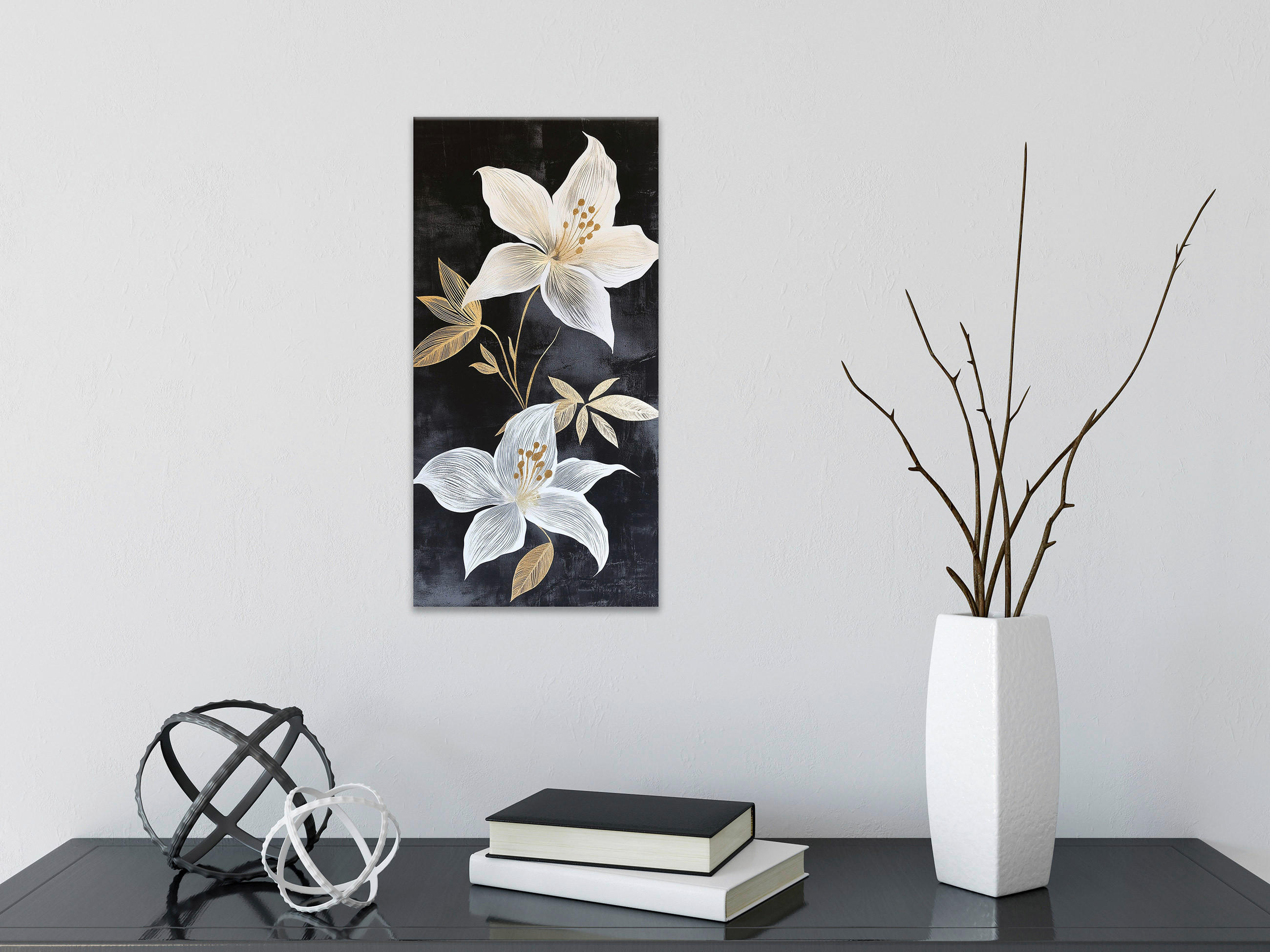 KEILRAHMENBILD Blumen 20/40 cm  - Multicolor, Basics, Holz/Papier (20/40cm)
