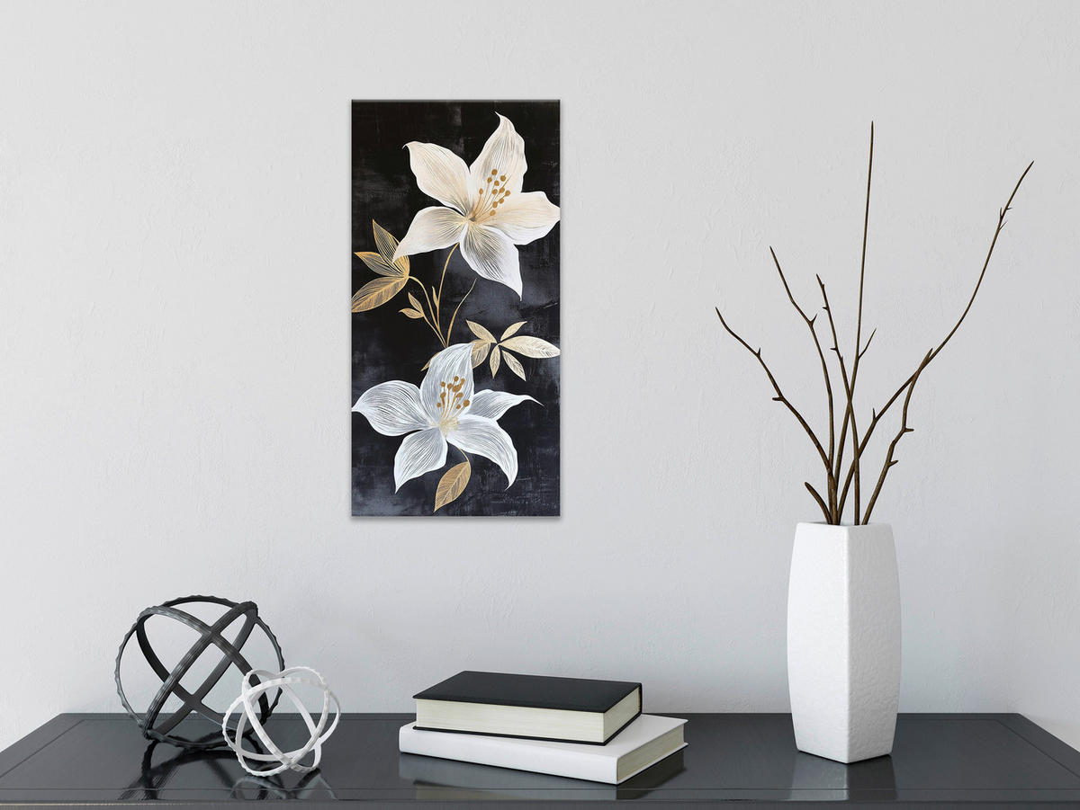 KEILRAHMENBILD Blumen 20/40 cm  - Multicolor, Basics, Holz/Papier (20/40cm)