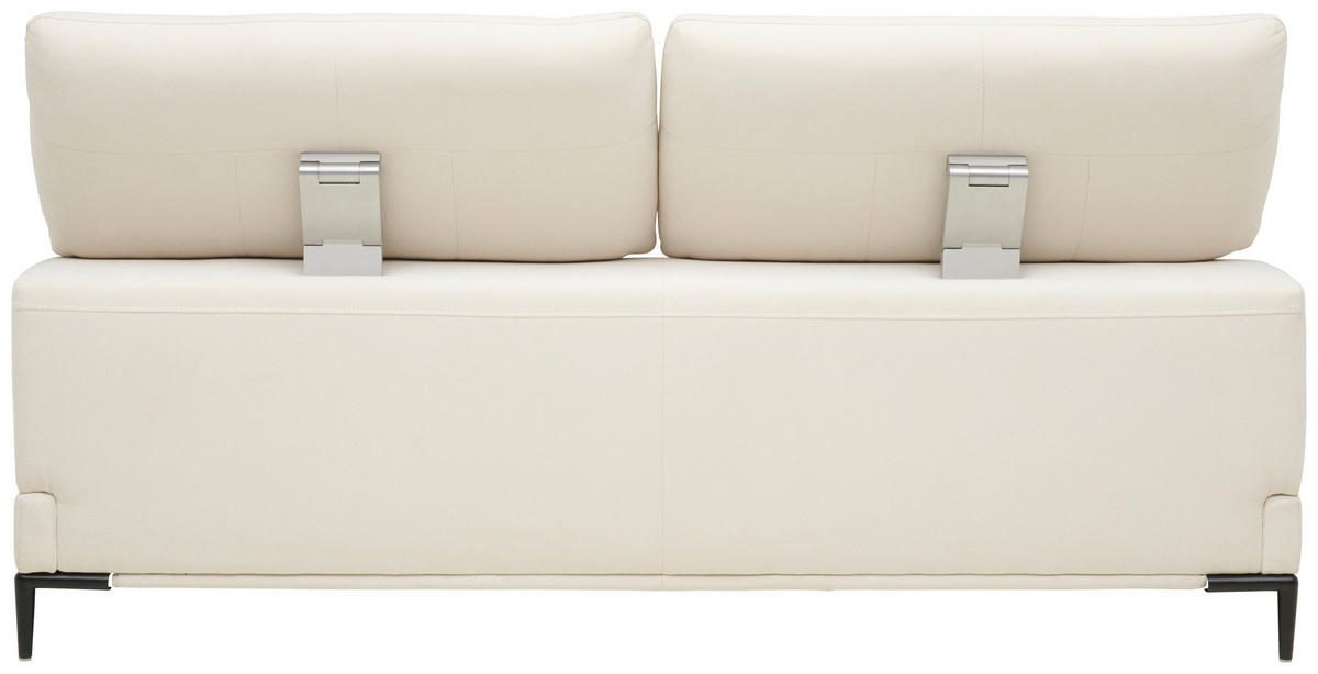 POLSTERBETT 180/200 cm  in Creme  - Creme/Schwarz, Modern, Holz/Textil (180/200cm) - Livetastic