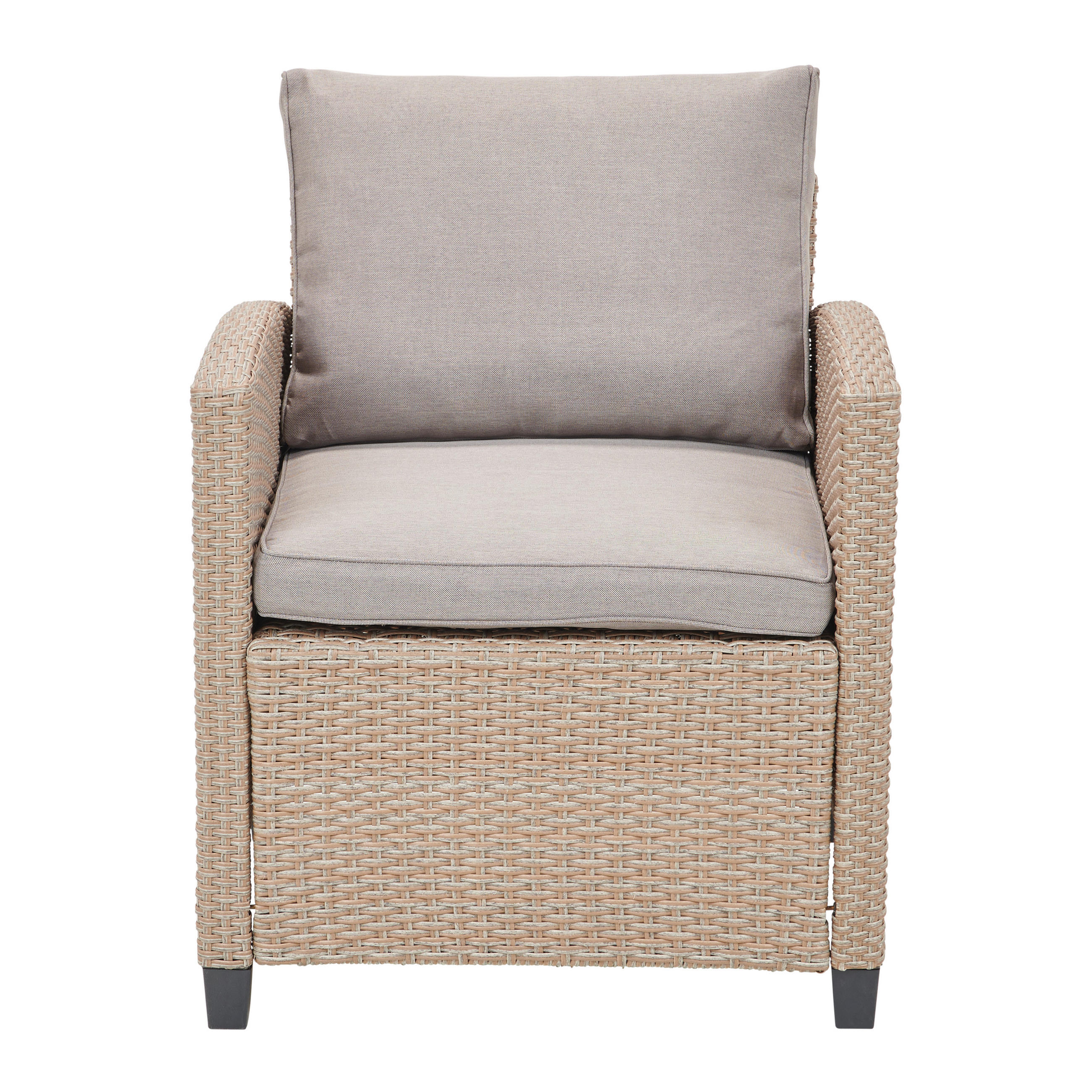 Loungesessel Porto In Rattan-Optik Mit Kissen