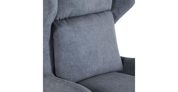 OHRENSESSEL Flachgewebe Dunkelgrau - Dunkelgrau/Schwarz, KONVENTIONELL, Textil/Metall (75/111/83cm) - Carryhome