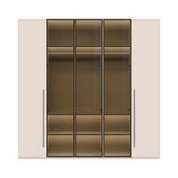 ORMAR SA KLASIČNIM VRATIMA  227/224/56 cm  - Dizajnerski, staklo/pločasti materijal (227/224/56cm)