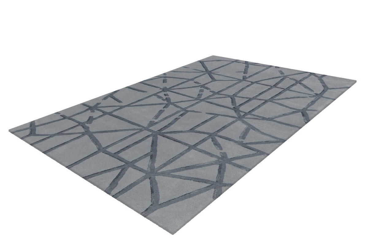 FLACHWEBETEPPICH  Wohnzimmer 120/180 cm Grau rechteckig  - Grau, Basics, Textil (120/180cm) - Kayoom