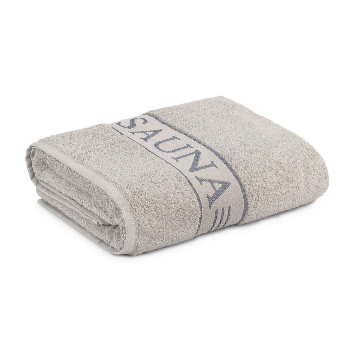 SAUNATUCH FROTTANA SAUNA Beige  - Beige, Basics, Textil (80/200cm) - Moeve