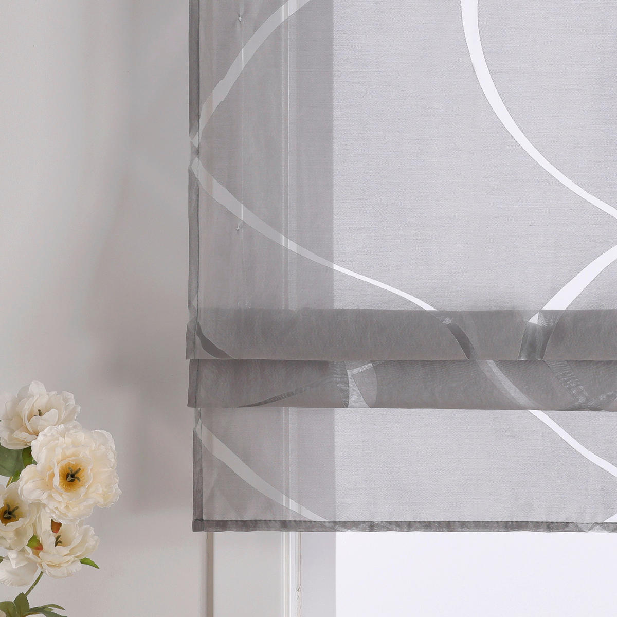FALTROLLO  transparent  120/140 cm    - Grau, Basics, Textil (120/140cm) - Joyswahl