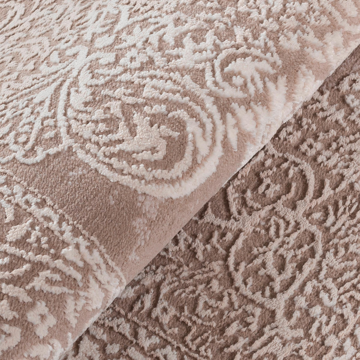 TKANÝ KOBEREC, 120/170 cm, krémová - krémová, Basics, textil (120/170cm)