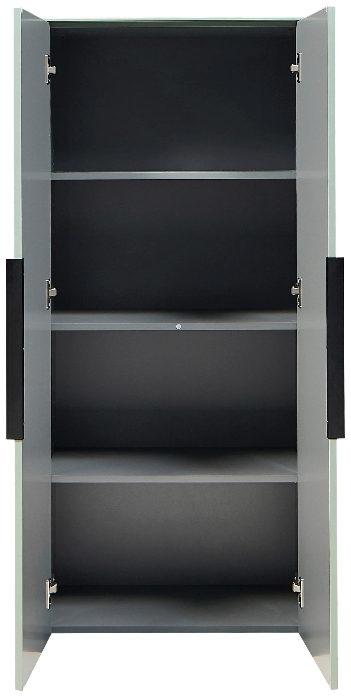 MIDISCHRANK 60/135/30 cm  - Schwarz/Grün, Design, Holzwerkstoff/Kunststoff (60/135/30cm) - home24