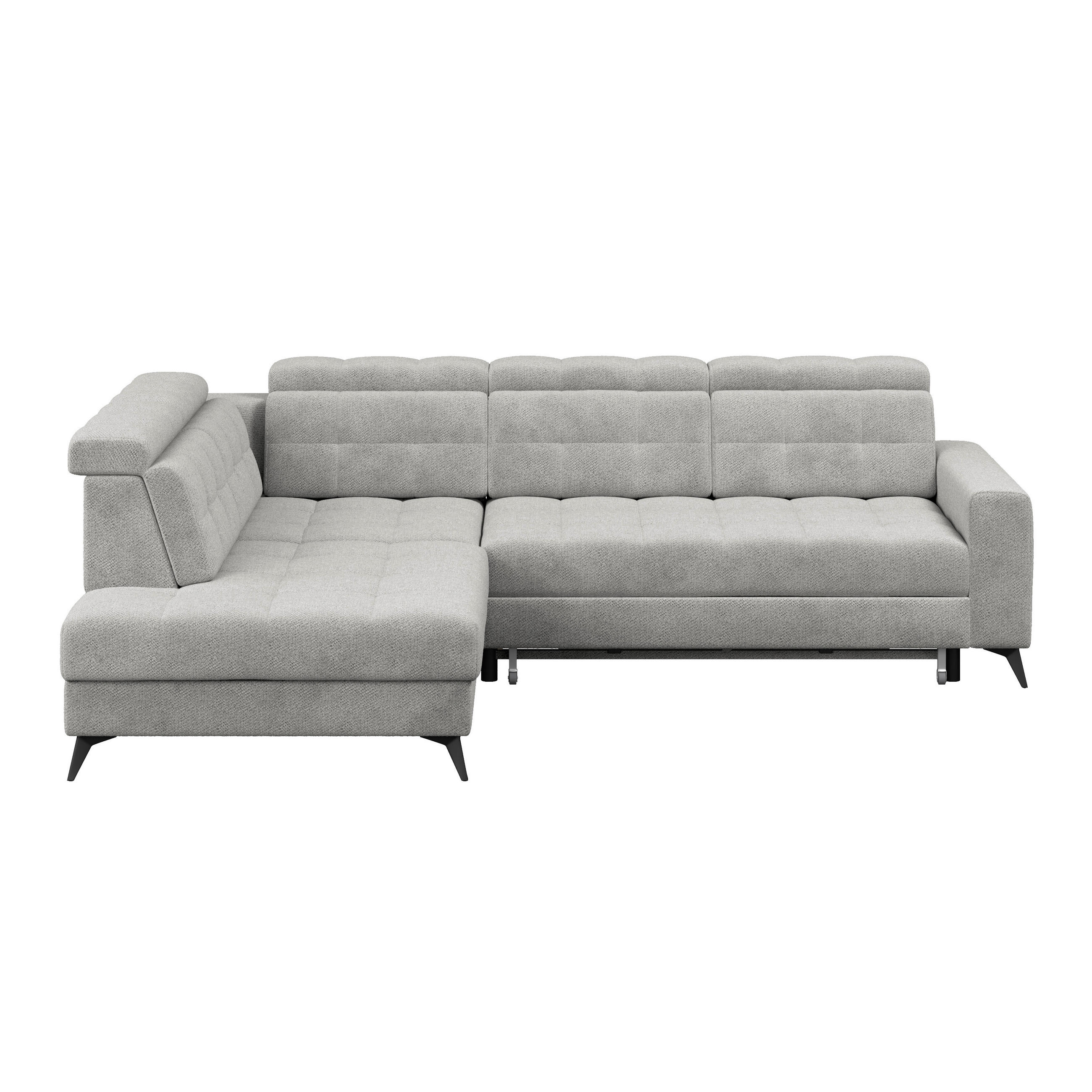 Mid.you Ecksofa Barletta New Hellgrau 289x228 cm