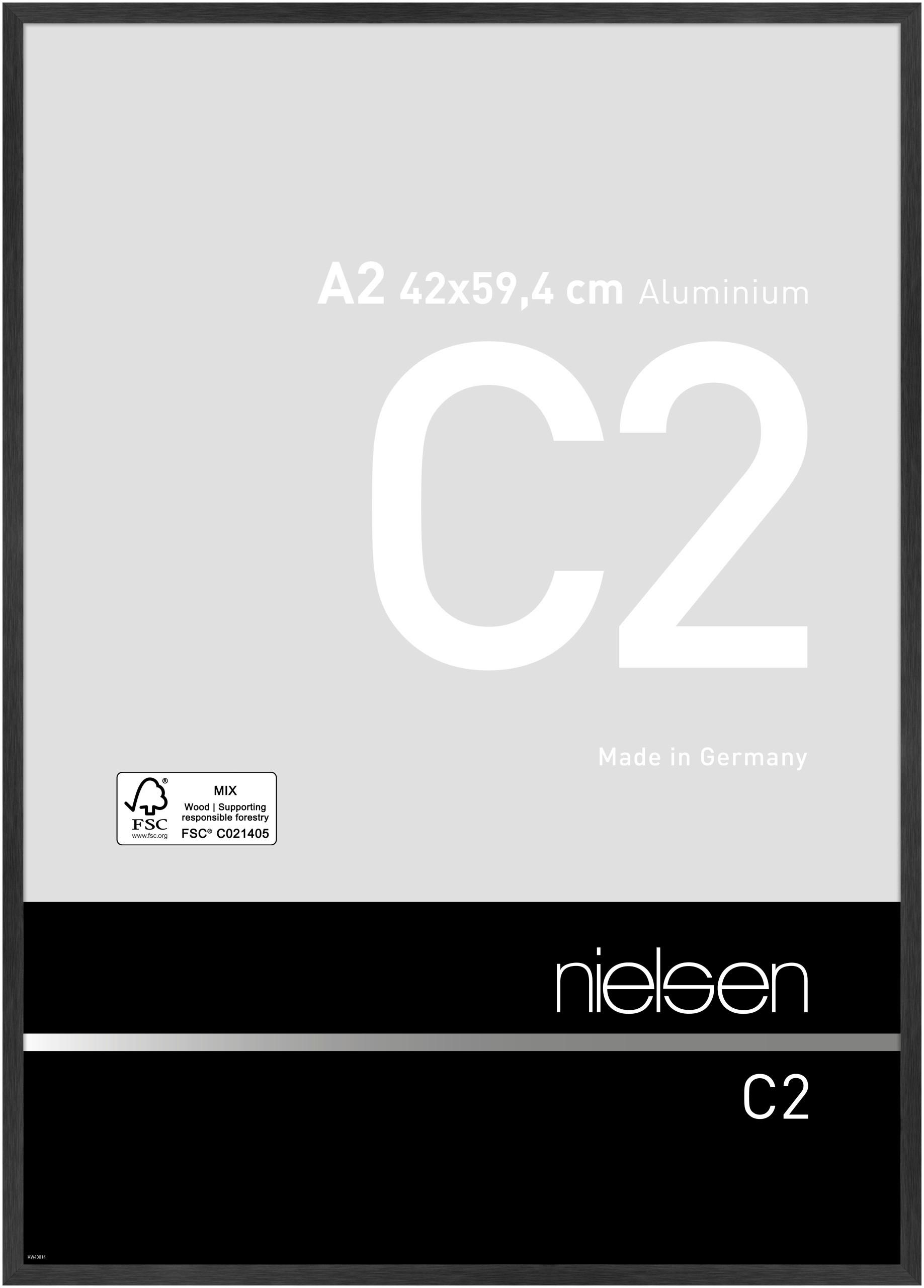 RAHMEN - Schwarz, Basics, Metall (43,54/60,94/2,5cm) - Nielsen