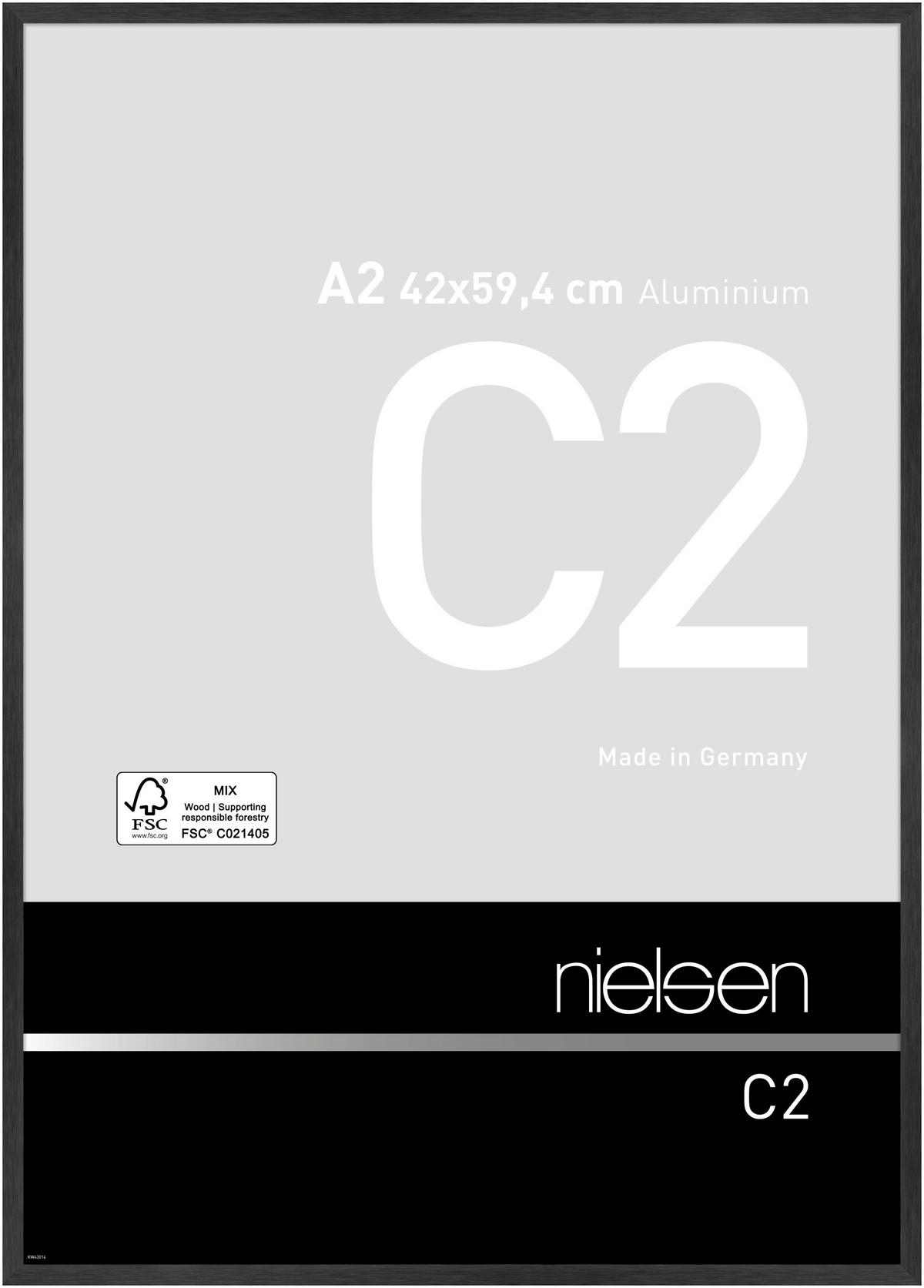 RAHMEN - Schwarz, Basics, Metall (43,54/60,94/2,5cm) - Nielsen