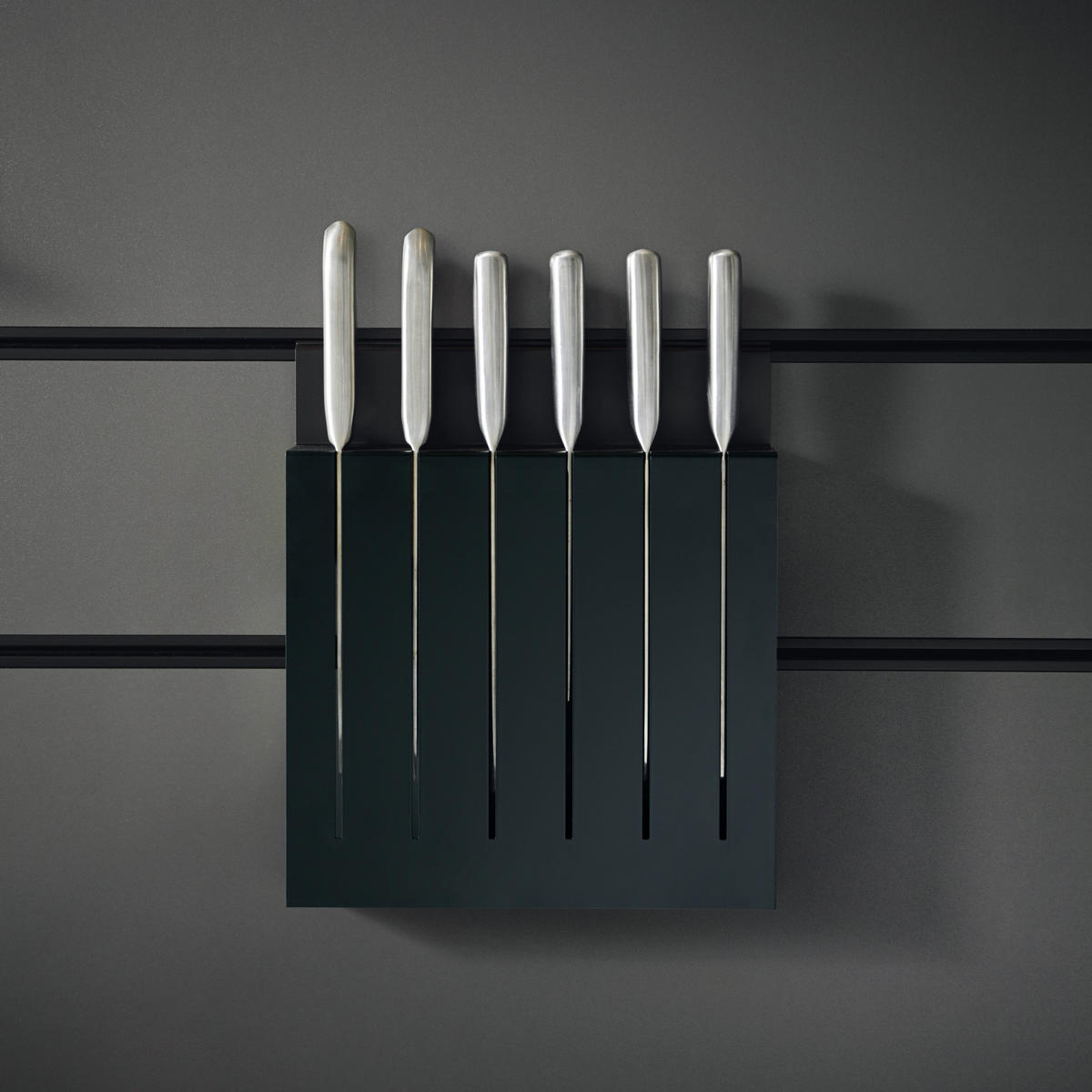 EINBAUKÜCHE SILVIA  - Rot/Schwarz, Design, Holzwerkstoff - Novel