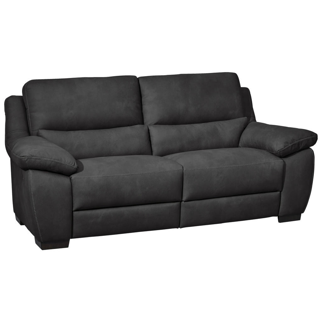 Thumbnail - Livetastic 2,5-Sitzer, Dunkelgrau, Textil, 210x96x99 cm, Made in EU, Wohnzimmer, Sofas & Couches, Sofas, 2-Sitzer Sofas