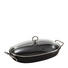 FISCHPFANNE 36/24 cm - Schwarz, Basics, Glas/Metall (36/24cm) - FISSLER