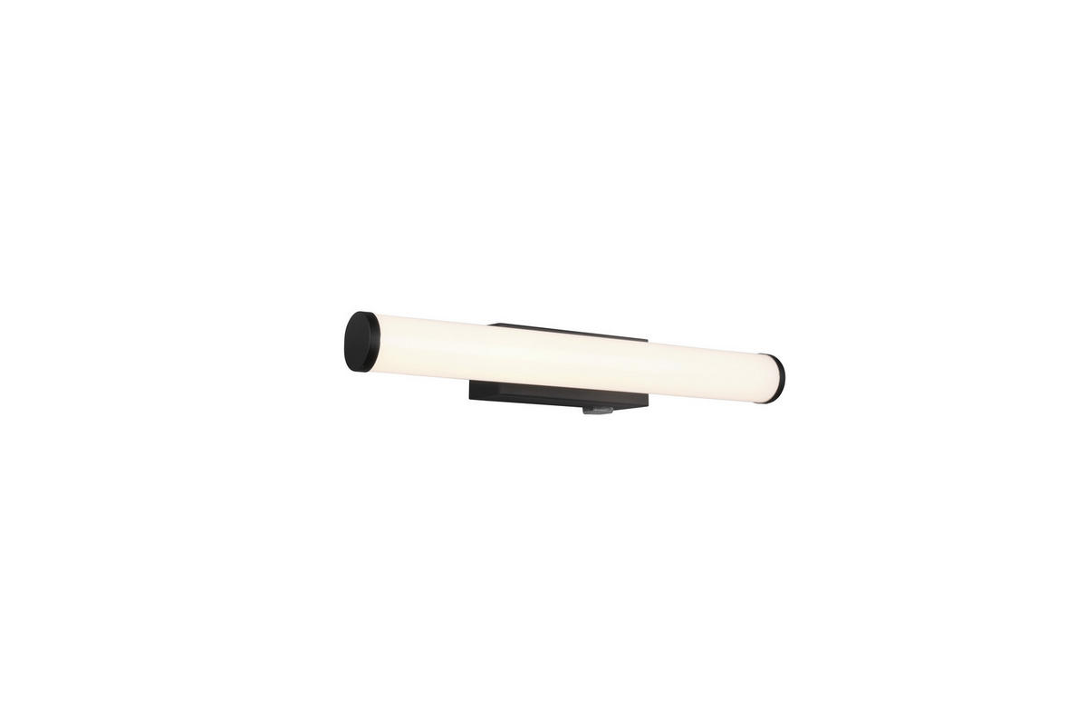 BADEZIMMER-WANDLEUCHTE Mattimo 40/5,5 cm   - Schwarz/Weiß, Basics, Kunststoff/Metall (40/5,5cm) - Trio Leuchten