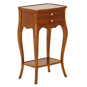 KOMMODE 41/70/29 cm - Kirschbaumfarben/Goldfarben, LIFESTYLE, Holz/Metall (41/70/29cm) - Selva