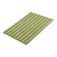 COVOR DE BAIE   verde salvie   - verde salvie, Basics, plastic/textil (100/60/2,5cm)