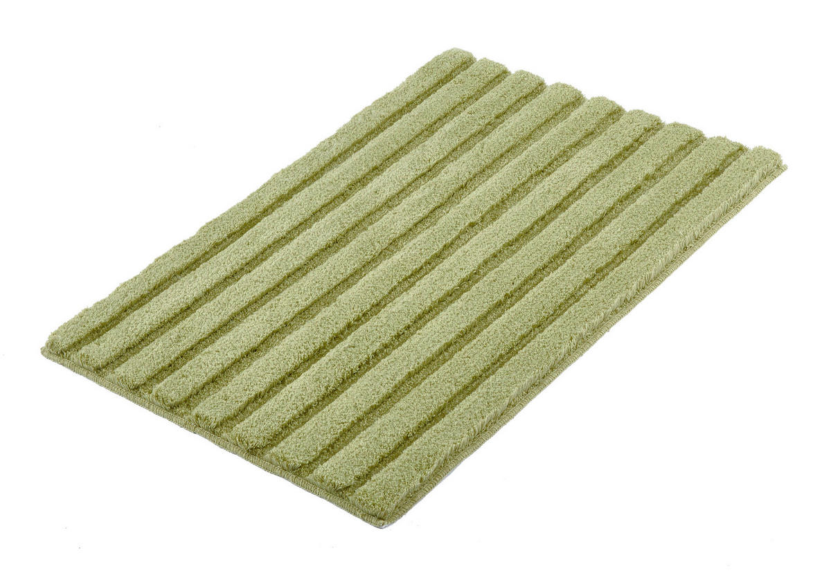 COVOR DE BAIE   verde salvie   - verde salvie, Basics, plastic/textil (100/60/2,5cm)