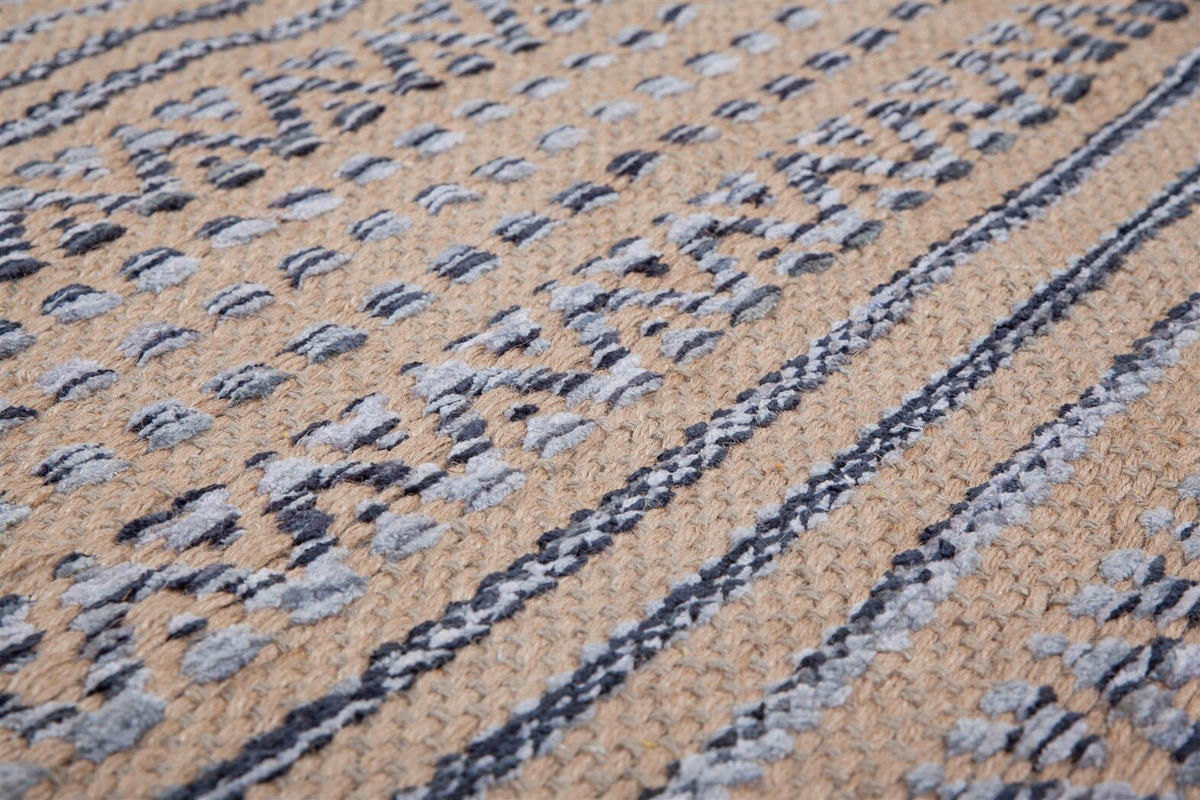 HANDWEBTEPPICH  Wohnzimmer 160/230 cm Grau rechteckig  - Grau, Basics, Textil (160/230cm) - Kayoom