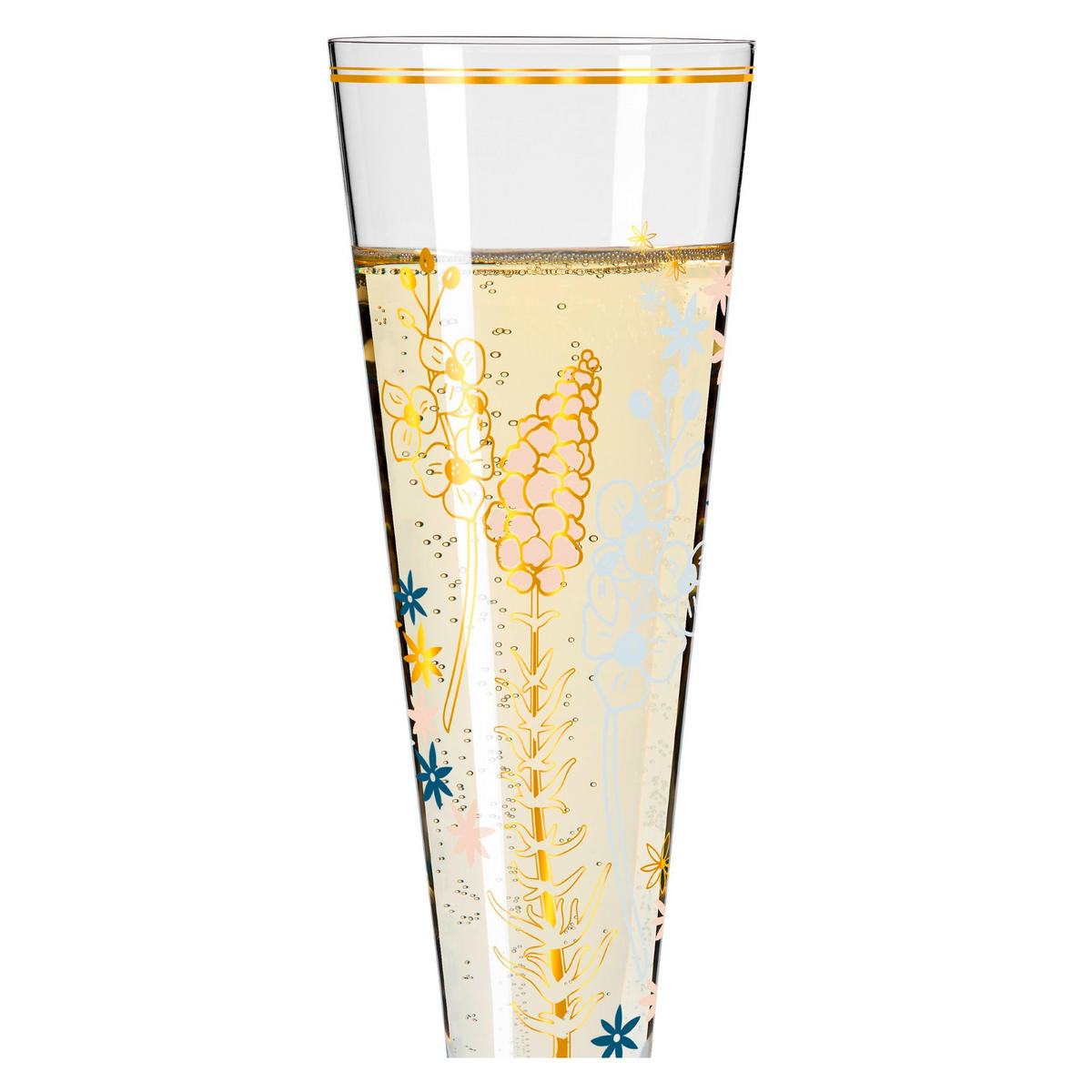 CHAMPAGNERGLAS 205 ml  - Silberfarben/Goldfarben, LIFESTYLE, Glas (7,2/7,2/24,0cm) - Ritzenhoff