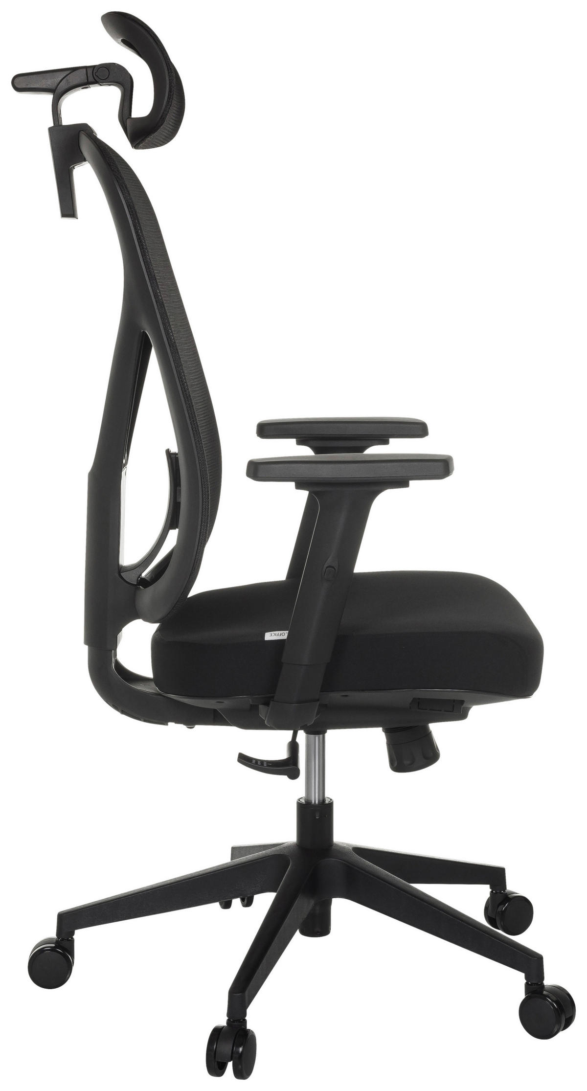SNURRSTOL  i flatväv svart  - svart, Modern, textil/plast (66/114-133/67cm) - MID.YOU
