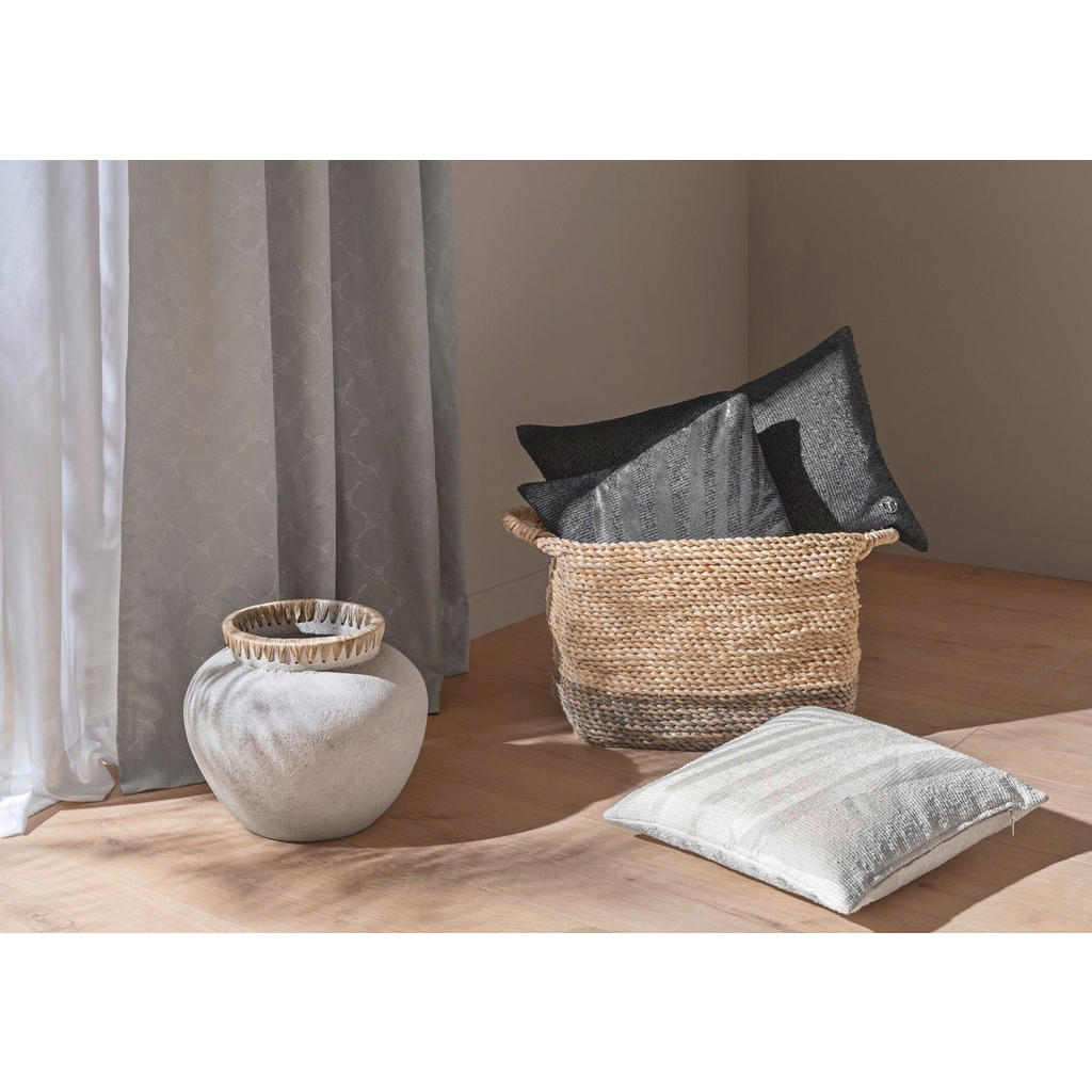 Thumbnail - Joop! Fertigvorhang J!Elegance, Grau, Taupe, Textil, Uni, 130x250 cm, für Stange und Schiene geeignet, Wohntextilien, Ga...