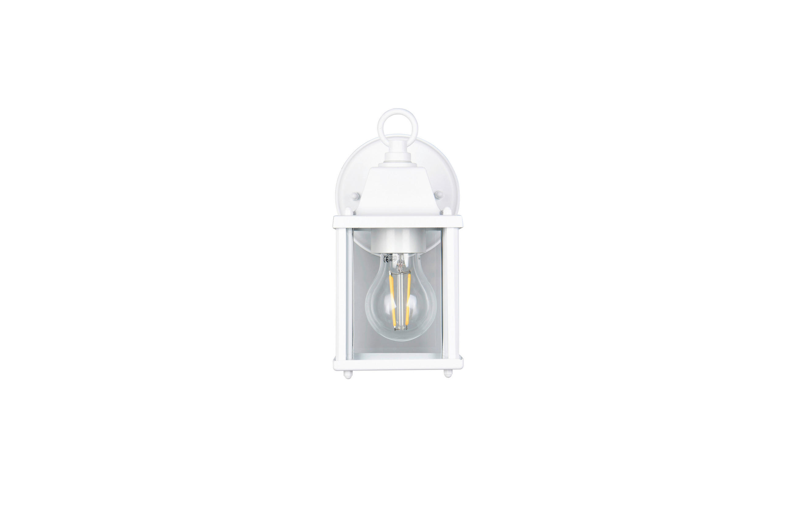AUSSENWANDLEUCHTE - Klar/Weiss, Lifestyle, Glas/Metall (11,5/22,5/14,5cm) - Trio Leuchten