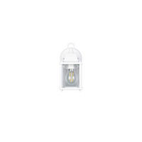 AUßENWANDLEUCHTE 11,5/22,5/14,5 cm   - Klar/Weiß, LIFESTYLE, Glas/Metall (11,5/22,5/14,5cm) - Trio Leuchten