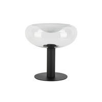STOLNÍ LAMPA, GU10, 37/37 cm  - černá, Design, kov/sklo (37/37cm) - Dieter Knoll
