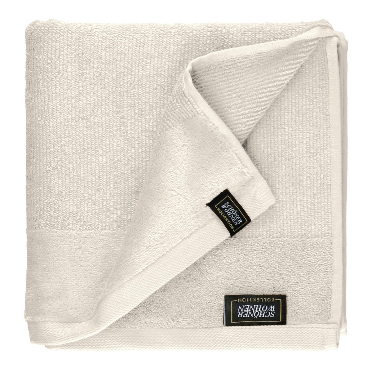SADA RUČNÍKŮ A OSUŠEK, 70x140/50x100 cm, krémová, žlutá, bílá - bílá/krémová, Basics, textil (70x140/50x100cm) - Schöner Wohnen