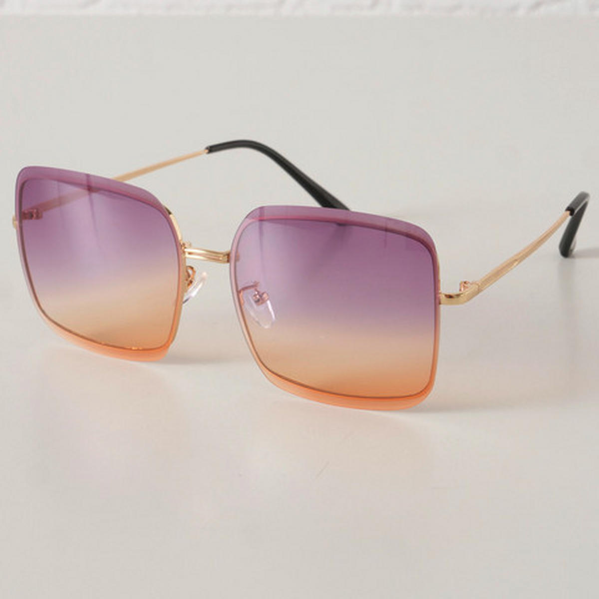 SONNENBRILLE  - Goldfarben, LIFESTYLE, Kunststoff/Metall (15/14/5,5cm)