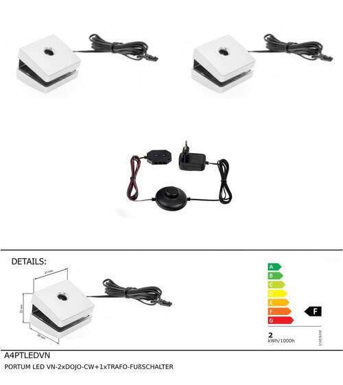 LED-KLEMMLEUCHTE   - Silberfarben, KONVENTIONELL, Kunststoff - Carryhome