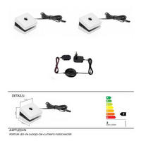 LED-KLEMMLEUCHTE   - Silberfarben, KONVENTIONELL, Kunststoff - Carryhome