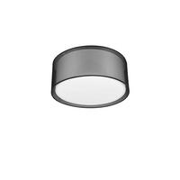 TAKLAMPA Burton  - svart, Basics, metall/textil (50/25cm) - Trio Leuchten