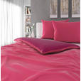 WENDEBETTWÄSCHE 200/200 cm  - Pink/Beere, Basics, Textil (200/200cm) - Novel