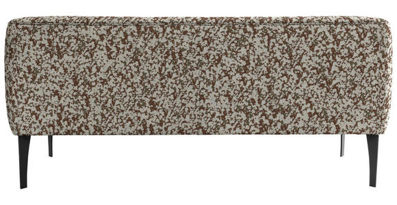 SITZBANK in Textil Braun, Grün, Multicolor  - Multicolor/Schwarz, KONVENTIONELL, Textil/Metall (177/85/72cm) - Moderano