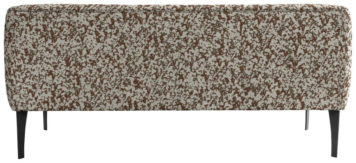 SITZBANK in Textil Braun, Grün, Multicolor  - Multicolor/Schwarz, KONVENTIONELL, Textil/Metall (177/85/72cm) - Moderano