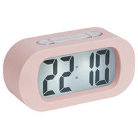 WECKER Gummy Pink 14/7/5 cm  - Pink, Basics, Kunststoff (14/7/5cm) - Karlsson