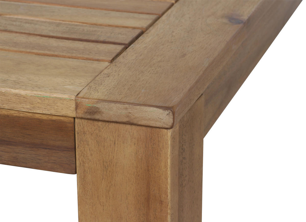 GARTENTISCH 160/90/75 cm Holz rechteckig  - Akaziefarben, KONVENTIONELL, Holz (160/90/75cm) - Siena Garden
