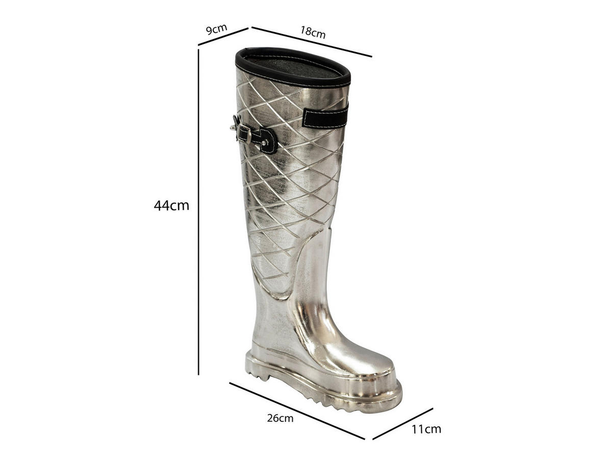 ESERNYŐTARTÓ - ezüstszínű, Design, fém (26/11/44cm) - Livetastic